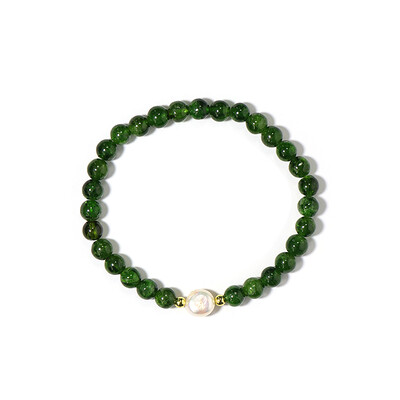 Bracciale con Perla d'Acqua Dolce Bianca