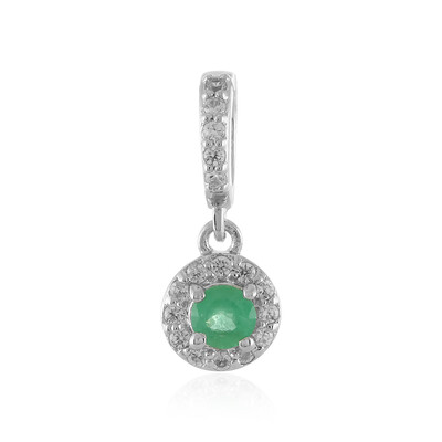 Ciondolo in argento con Smeraldo Etiope