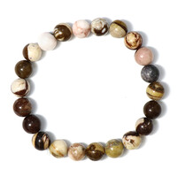 Bracciale con Diaspro Zebrato Rosso