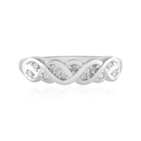 Anello in argento con Diamante I2 (I)