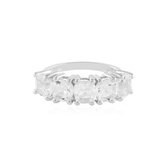 Anello in argento con Quarzo Bianco