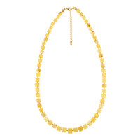 Collana in argento con Ambra Milky Baltica