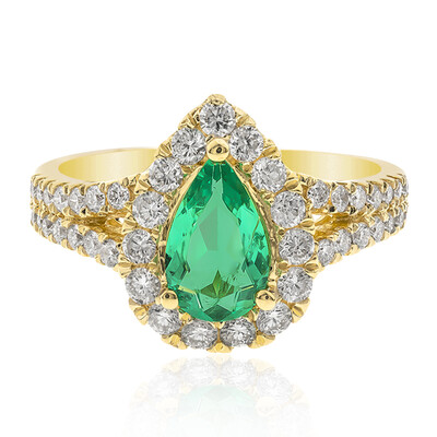 Anello in oro con Smeraldo Colombiano (CIRARI)