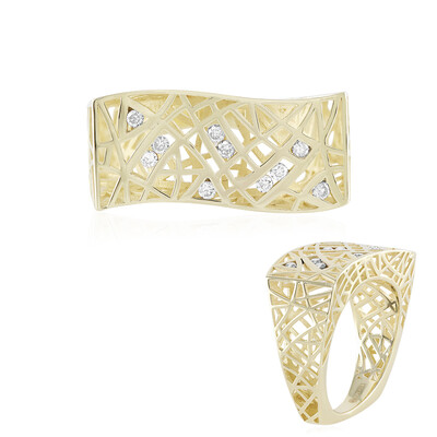Anello in oro con Diamante I2 (I) (Ornaments by de Melo)