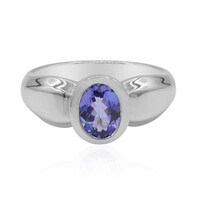 Anello in argento con Tanzanite (non riscaldata)