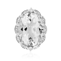 Ciondolo in argento con Quarzo Bianco