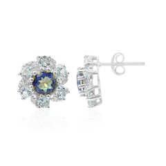 Orecchini in argento con Quarzo Mistico Blu