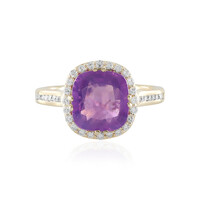 Anello in oro con Zaffiro Luc Yen (non riscaldato) (AMAYANI)