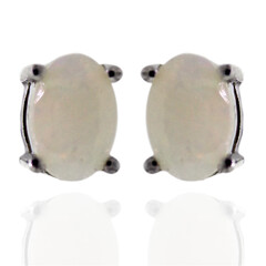 Orecchini in argento con Opale di Welo