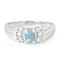 Anello in argento con Apatite Blu