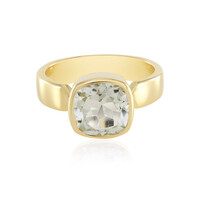 Anello in argento con Ametista Verde