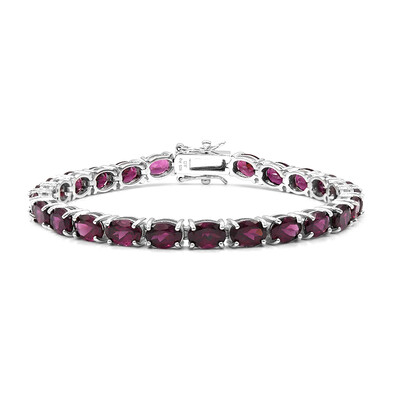 Bracciale in argento con Rodolite
