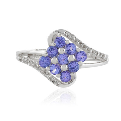 Anello in argento con Tanzanite