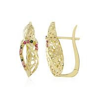 Orecchini in oro con Tormalina Rosa (Ornaments by de Melo)