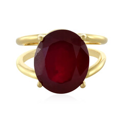 Anello in argento con Rubino del Madagascar
