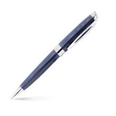 Penna in ottone con Topazio Bianco