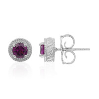Orecchini in argento con Rodolite (Dallas Prince Designs)