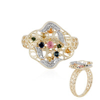 Anello in oro con Tormalina Rosa (Ornaments by de Melo)