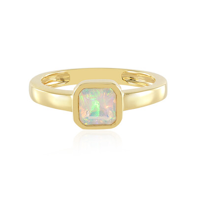 Anello in argento con Opale di Welo
