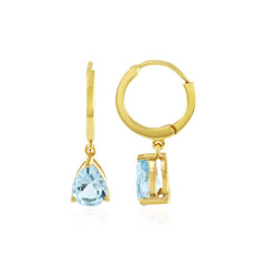 Orecchini in argento con Topazio Blu Cielo