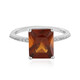 Anello in oro con Granato Essonite