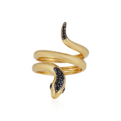 Anello in argento con Spinello Nero