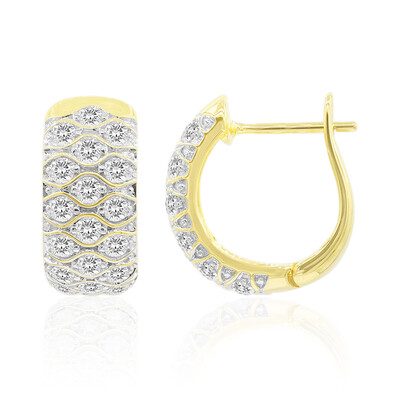 Orecchini in oro con Diamante SI1 (G) (Annette)