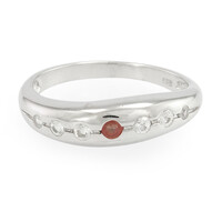 Anello in argento con Rubino Tramonto