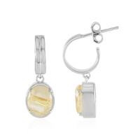 Orecchini in argento con Quarzo Rutilato