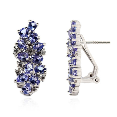 Orecchini in argento con Tanzanite (Dallas Prince Designs)