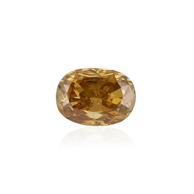 Gemma con Diamante Arancione SI2 0,25 ct