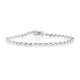 Bracciale in argento con Topazio Bianco