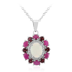 Collana in argento con Opale di Welo