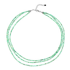 Collana in argento con Smeraldo Socoto