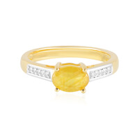 Anello in argento con Zaffiro Giallo