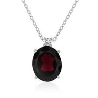 Collana in argento con Granato d’India