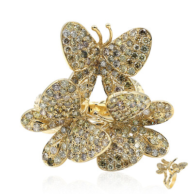 Anello in oro con Diamante Fancy SI2 (CIRARI)