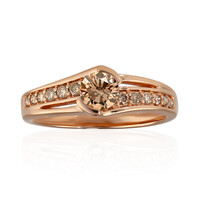 Anello in oro con Diamante Rose de France VS1 di Argyle