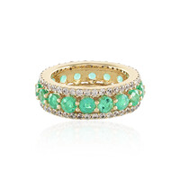 Anello in oro con Smeraldo Russo