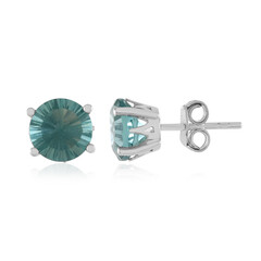 Orecchini in argento con Fluorite Verde