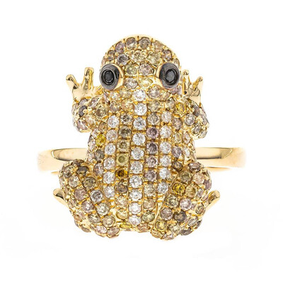 Anello in oro con Diamante Fancy SI2 (CIRARI)