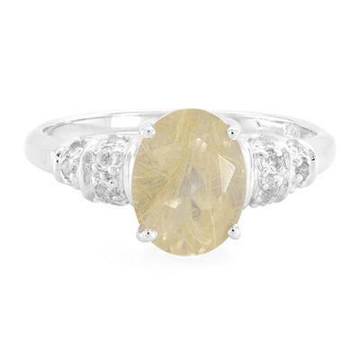 Anello in argento con Quarzo Rutilato