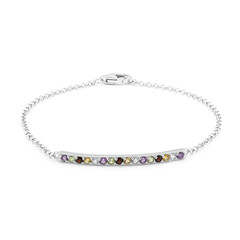 Bracciale in argento con Granato