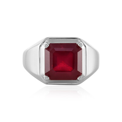 Anello in argento con Rubino del Madagascar