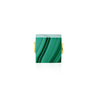 Ciondolo in argento con Malachite