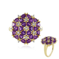 Anello in argento con Ametista