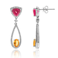 Orecchini in oro con Spinello Birmano (CIRARI)