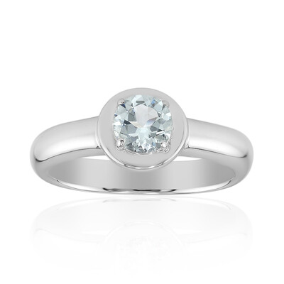 Anello in argento con Acquamarina Lundazi