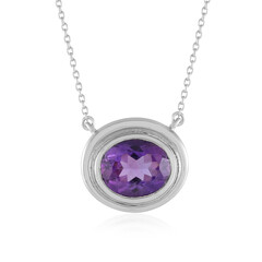 Collana in argento con Ametista Siberiana