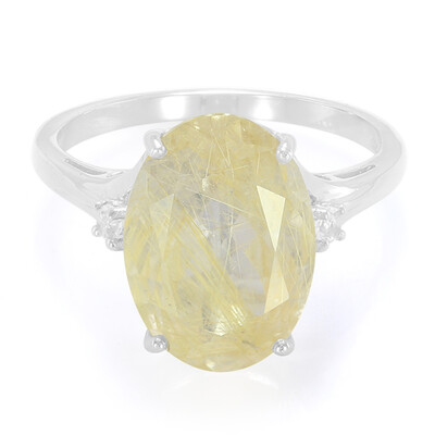 Anello in argento con Quarzo Rutilato